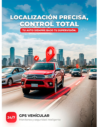 GPS vehicular para monitoreo y seguridad